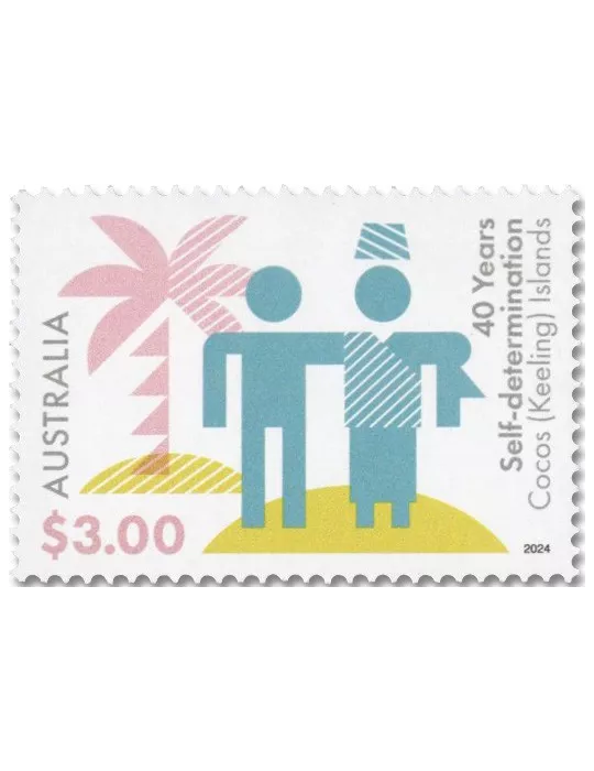 n° 550/551 - Timbre COCOS (ILES) Poste