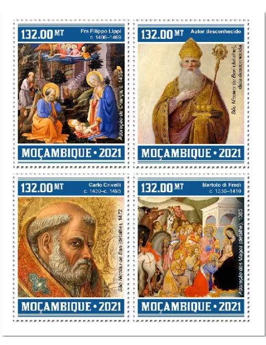 n° 9286/9289 - Timbre MOZAMBIQUE Poste