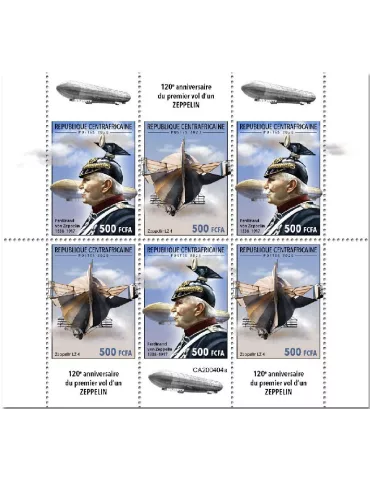 n° 6939/6944 - Timbre CENTRAFRIQUE Poste