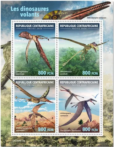 n° 6975/6978 - Timbre CENTRAFRIQUE Poste