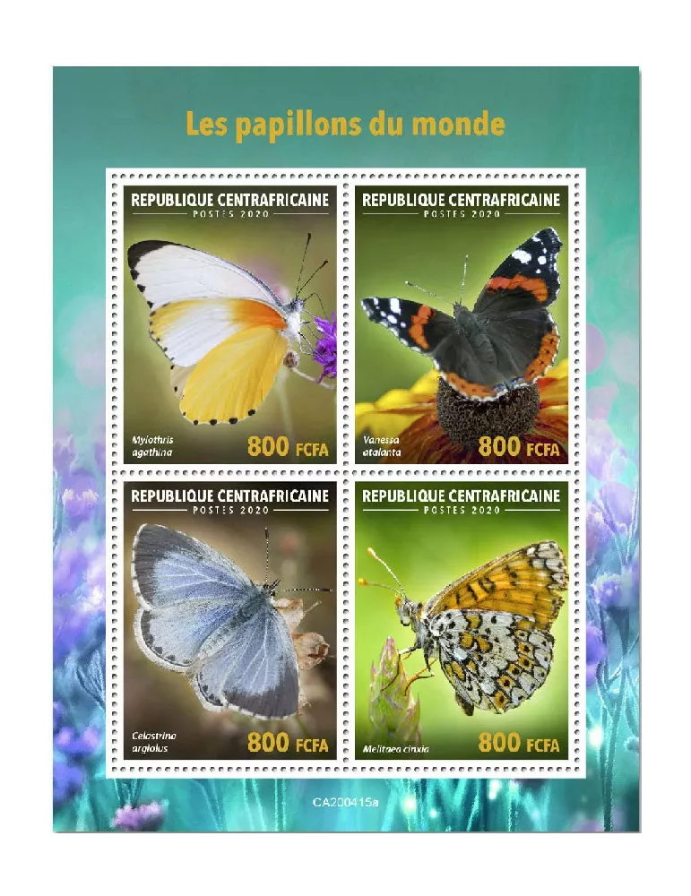 n° 6983/6986 - Timbre CENTRAFRIQUE Poste
