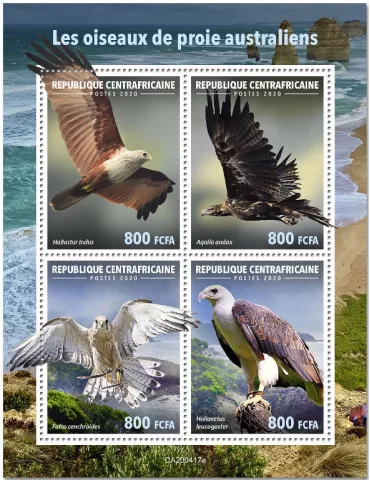 n° 7011/7014 - Timbre CENTRAFRIQUE Poste