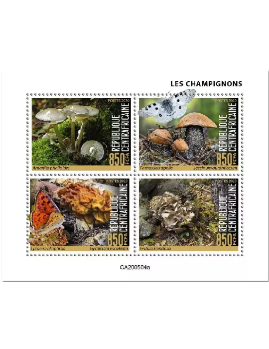 n° 7080/7083 - Timbre CENTRAFRIQUE Poste
