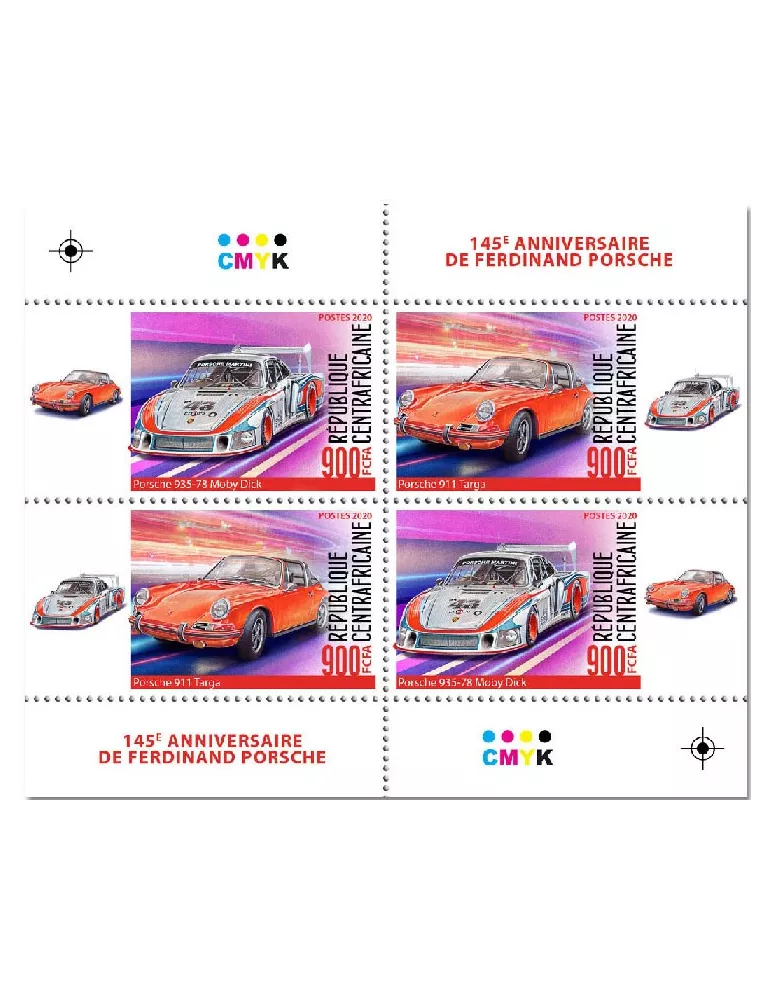 n° 7114/7121 - Timbre CENTRAFRIQUE Poste