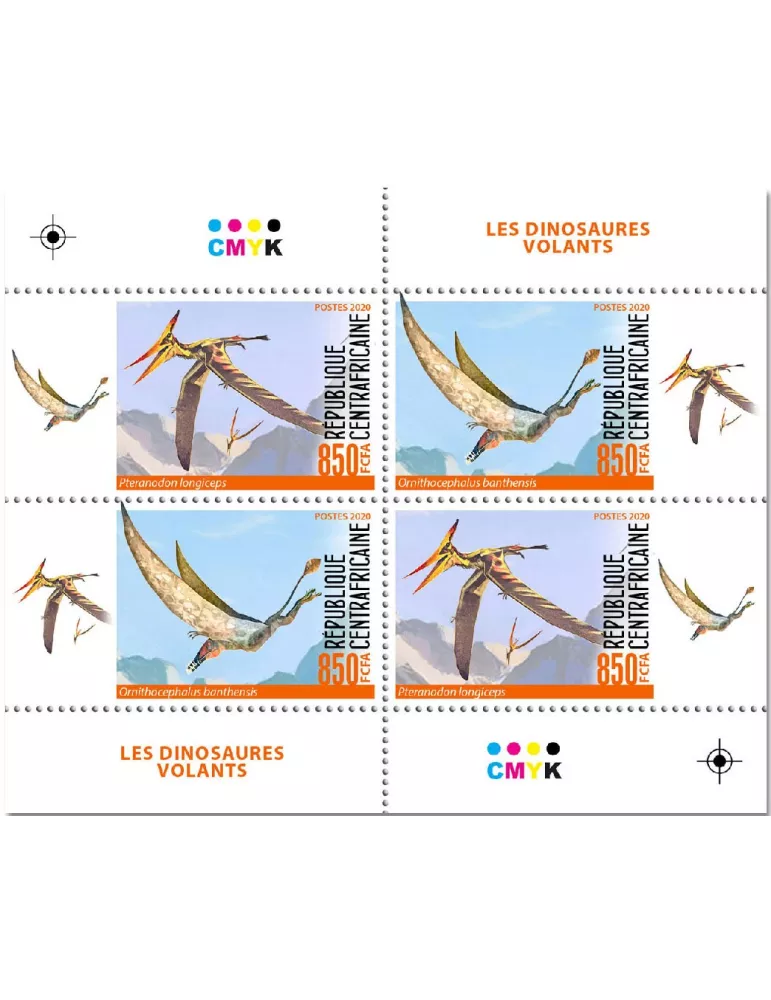 n° 7150/7157 - Timbre CENTRAFRIQUE Poste