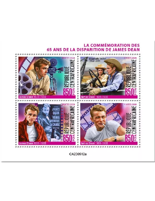 n° 7170/7173 - Timbre CENTRAFRIQUE Poste