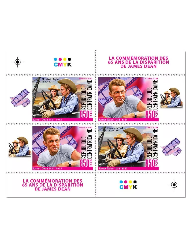 n° 7174/7181 - Timbre CENTRAFRIQUE Poste