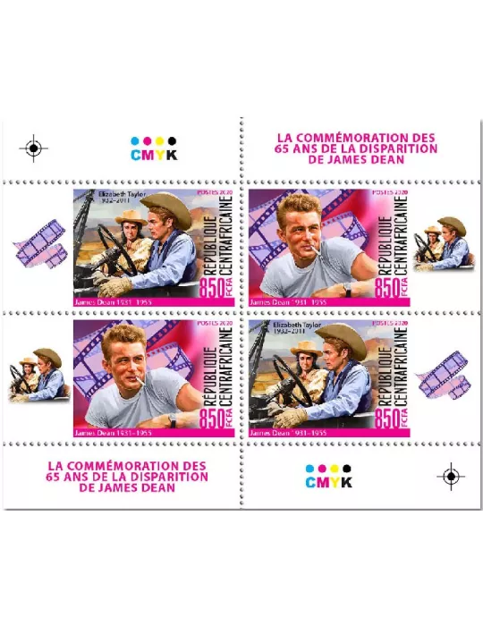 n° 7174/7181 - Timbre CENTRAFRIQUE Poste