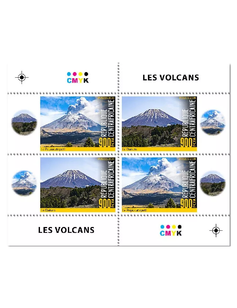 n° 7186/7193 - Timbre CENTRAFRIQUE Poste