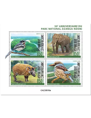 n° 7218 - Timbre CENTRAFRIQUE Poste