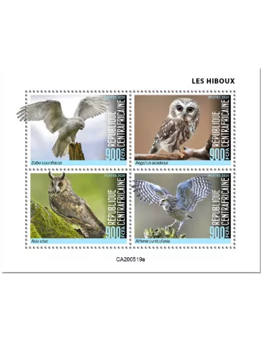 n° 7254/7257 - Timbre CENTRAFRIQUE Poste