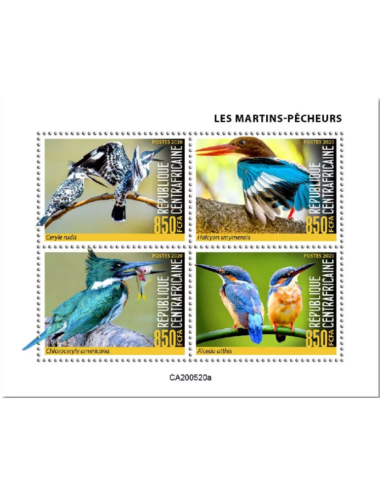 n° 7266/7269 - Timbre CENTRAFRIQUE Poste