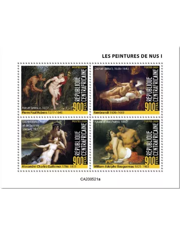 n° 7278/7281 - Timbre CENTRAFRIQUE Poste