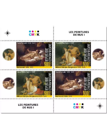 n° 7282/7289 - Timbre CENTRAFRIQUE Poste