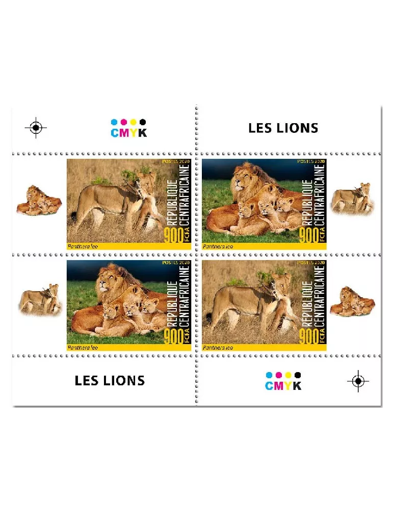 n° 7367/7374 - Timbre CENTRAFRIQUE Poste