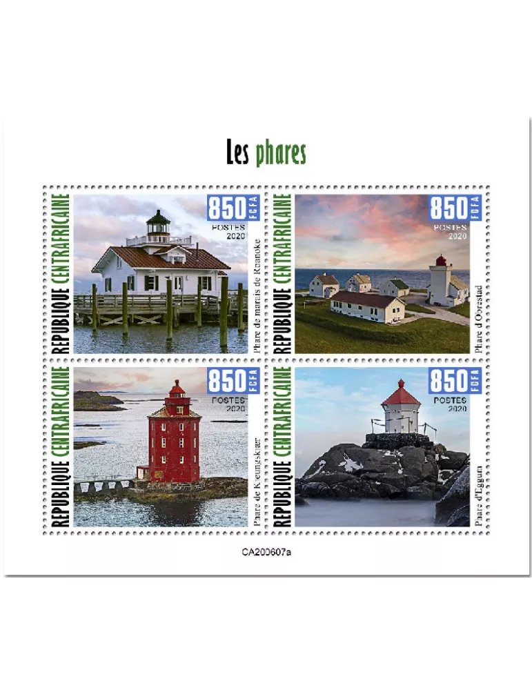 n° 7412/7415 - Timbre CENTRAFRIQUE Poste