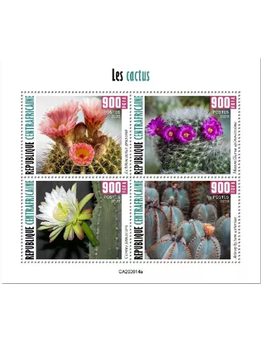 n° 7440/7443 - Timbre CENTRAFRIQUE Poste