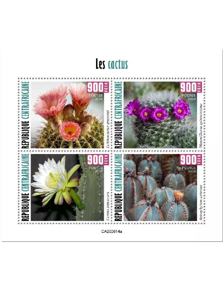 n° 7440/7443 - Timbre CENTRAFRIQUE Poste