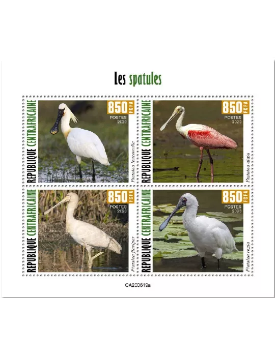 n° 7460/7463 - Timbre CENTRAFRIQUE Poste