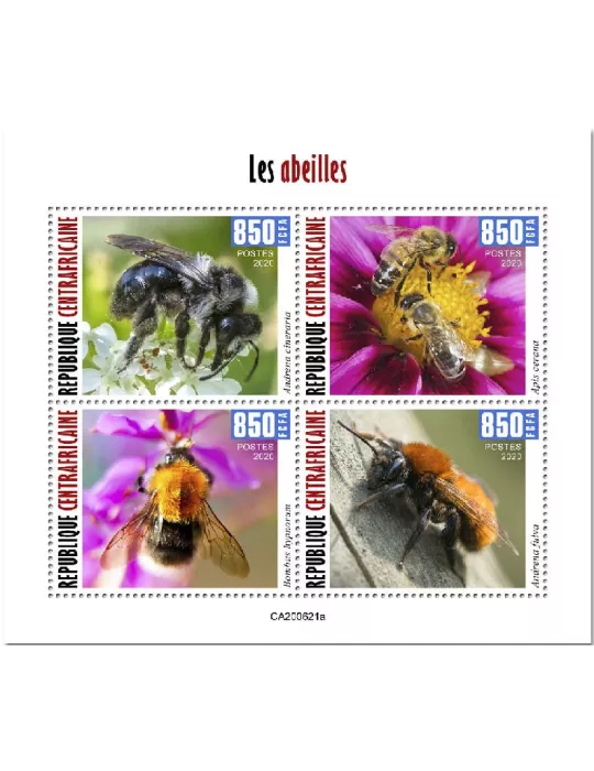n° 7468/7471 - Timbre CENTRAFRIQUE Poste