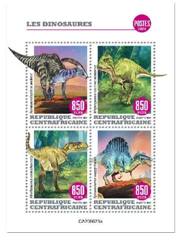 n° 7476/7479 - Timbre CENTRAFRIQUE Poste