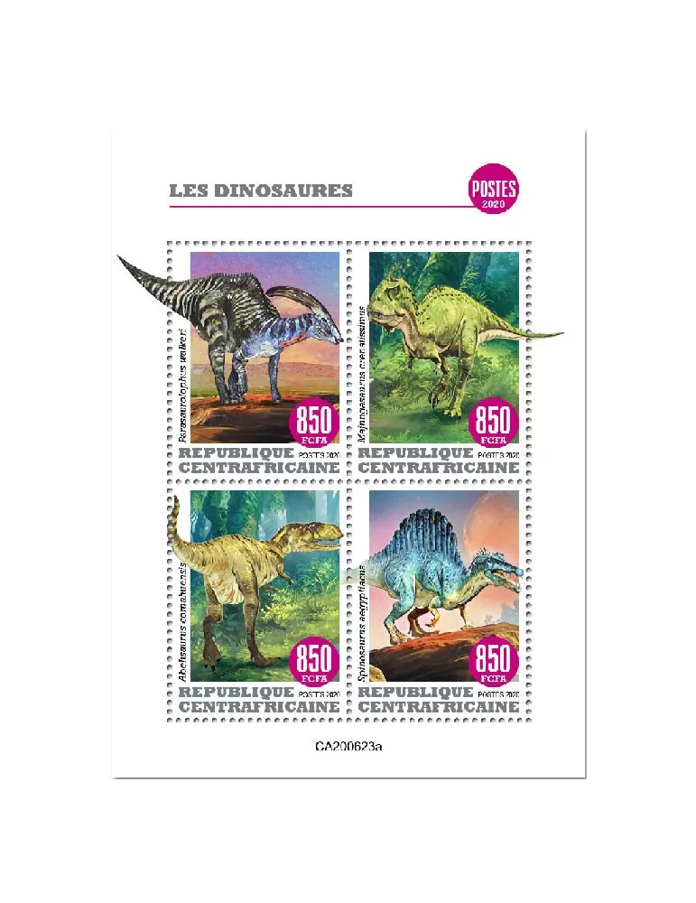 n° 7476/7479 - Timbre CENTRAFRIQUE Poste