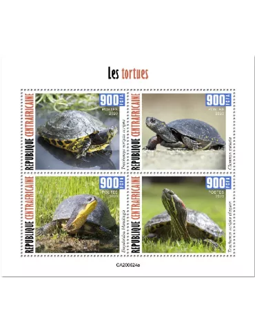 n° 7480/7483 - Timbre CENTRAFRIQUE Poste