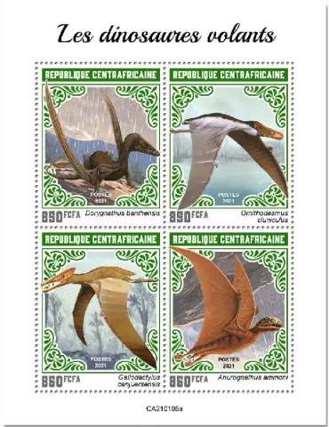 n° 7582/7585 - Timbre CENTRAFRIQUE Poste