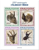 n° 7650/7653 - Timbre CENTRAFRIQUE Poste