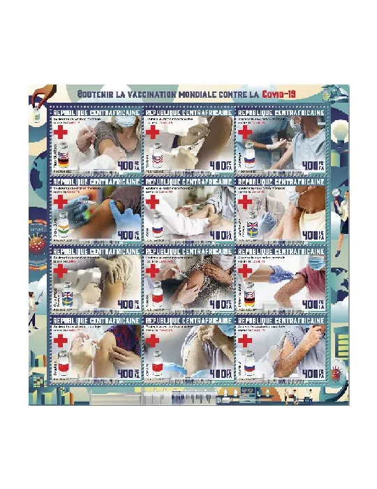 n° 7682/7693 - Timbre CENTRAFRIQUE Poste