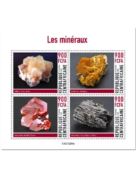 n° 7694/7697 - Timbre CENTRAFRIQUE Poste