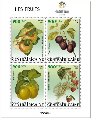 n° 7702/7705 - Timbre CENTRAFRIQUE Poste