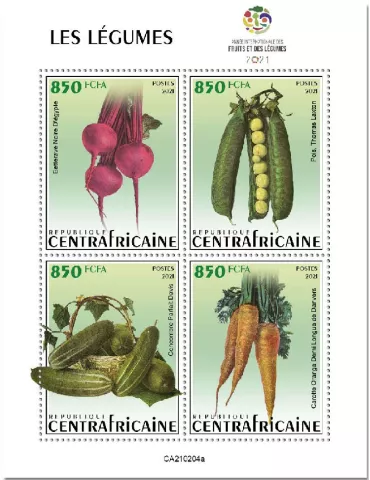 n° 7706/7709 - Timbre CENTRAFRIQUE Poste