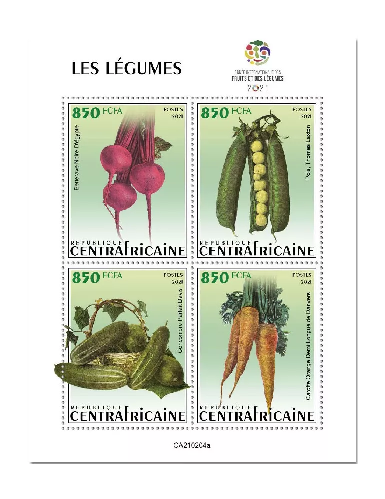 n° 7706/7709 - Timbre CENTRAFRIQUE Poste