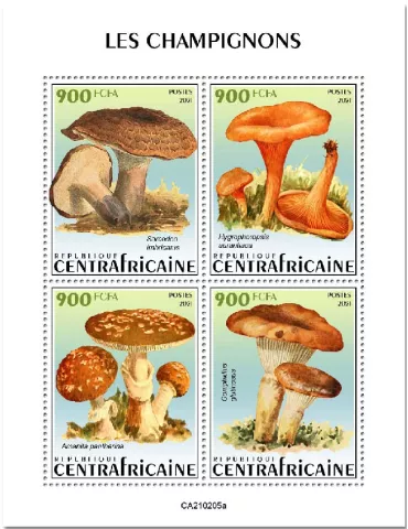 n° 7710/7713 - Timbre CENTRAFRIQUE Poste