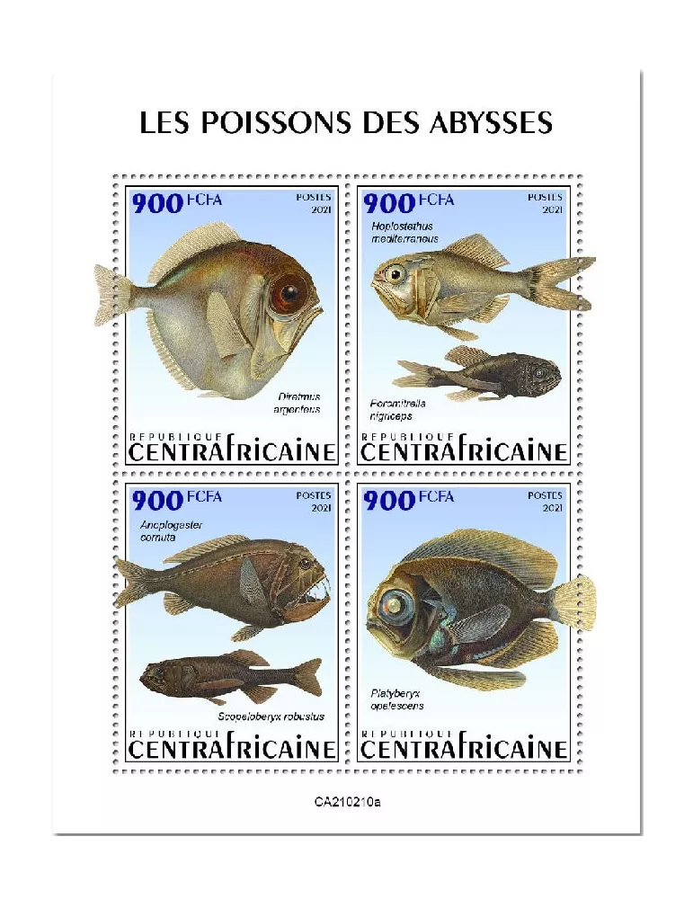 n° 7730/7733 - Timbre CENTRAFRIQUE Poste