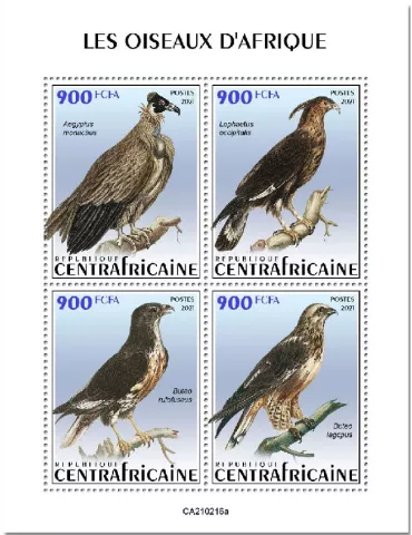 n° 7754/7757 - Timbre CENTRAFRIQUE Poste