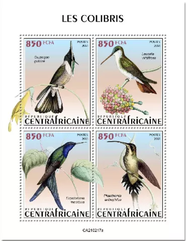 n° 7758/7761 - Timbre CENTRAFRIQUE Poste