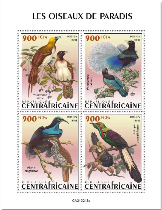 n° 7762/7765 - Timbre CENTRAFRIQUE Poste