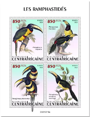 n° 7766/7769 - Timbre CENTRAFRIQUE Poste