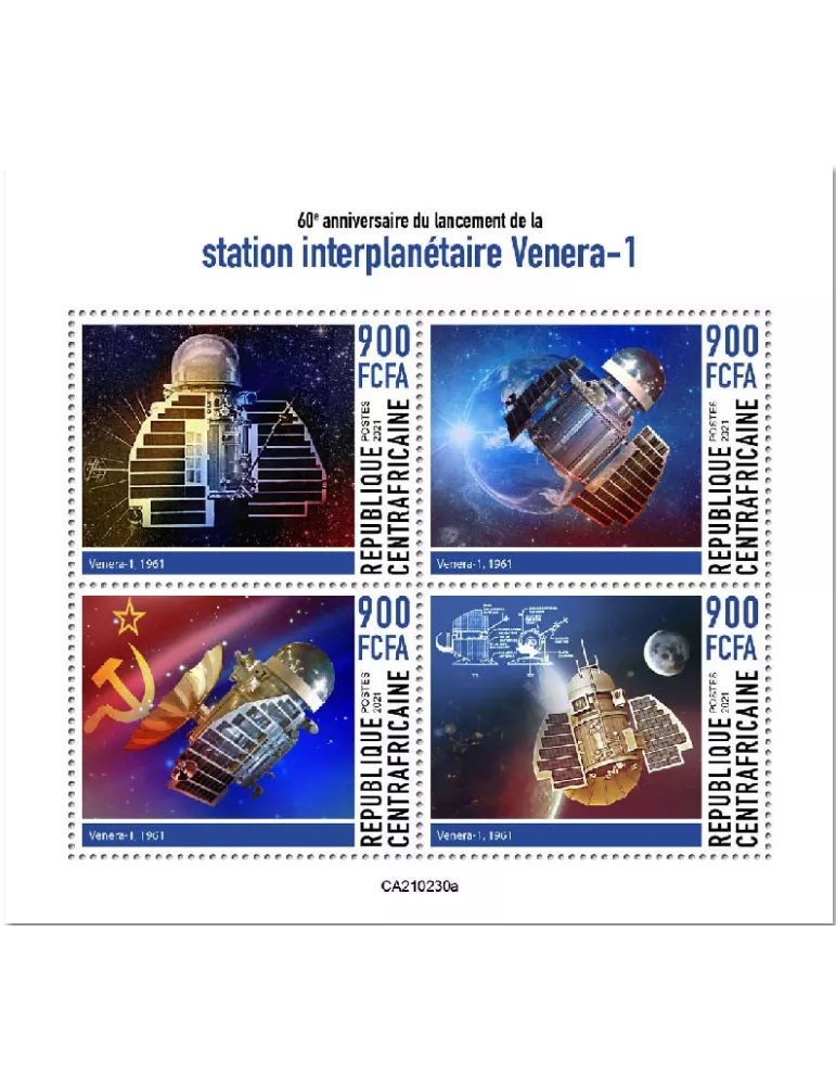 n° 7810/7813 - Timbre CENTRAFRIQUE Poste