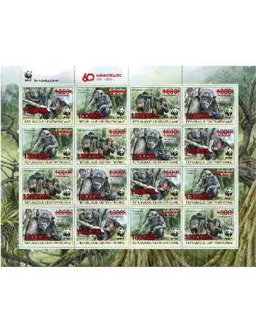 n° 7838/7841 - Timbre CENTRAFRIQUE Poste