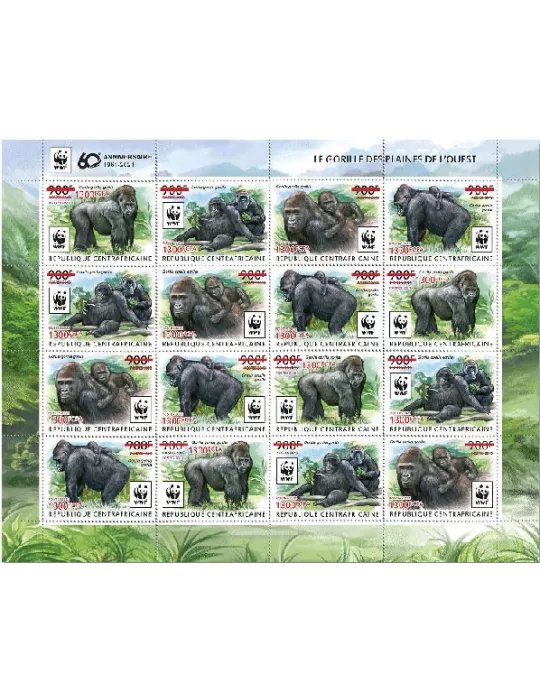 n° 7846/7849 - Timbre CENTRAFRIQUE Poste