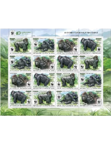 n° 7850/7853 - Timbre CENTRAFRIQUE Poste