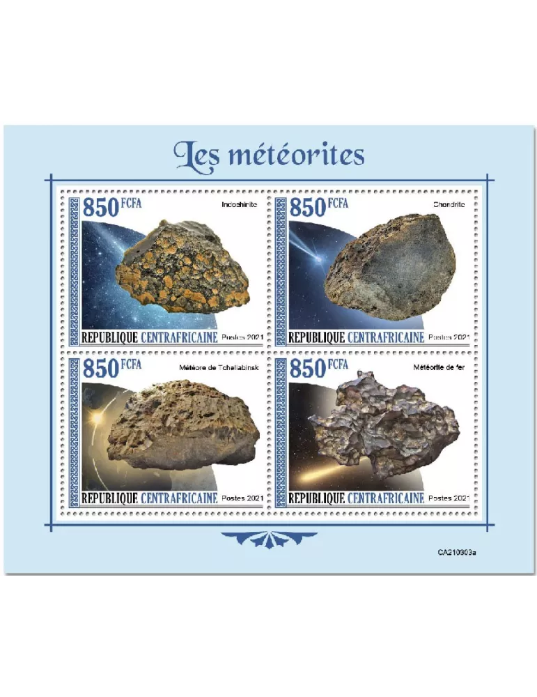 n° 7879/7882 - Timbre CENTRAFRIQUE Poste