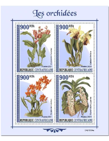 n° 7883/7886 - Timbre CENTRAFRIQUE Poste