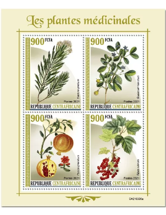 n° 7891/7894 - Timbre CENTRAFRIQUE Poste