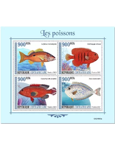 n° 7899/7902 - Timbre CENTRAFRIQUE Poste