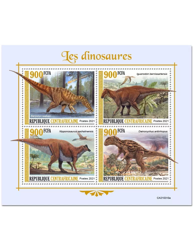 n° 7907/7910 - Timbre CENTRAFRIQUE Poste