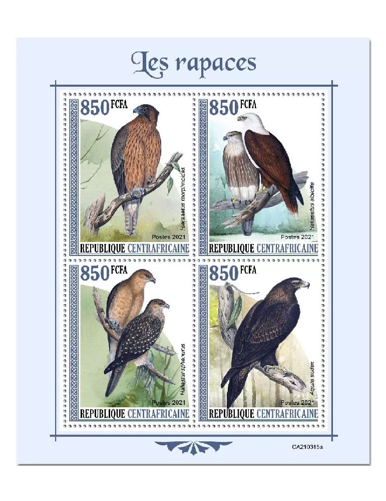 n° 7927/7930 - Timbre CENTRAFRIQUE Poste